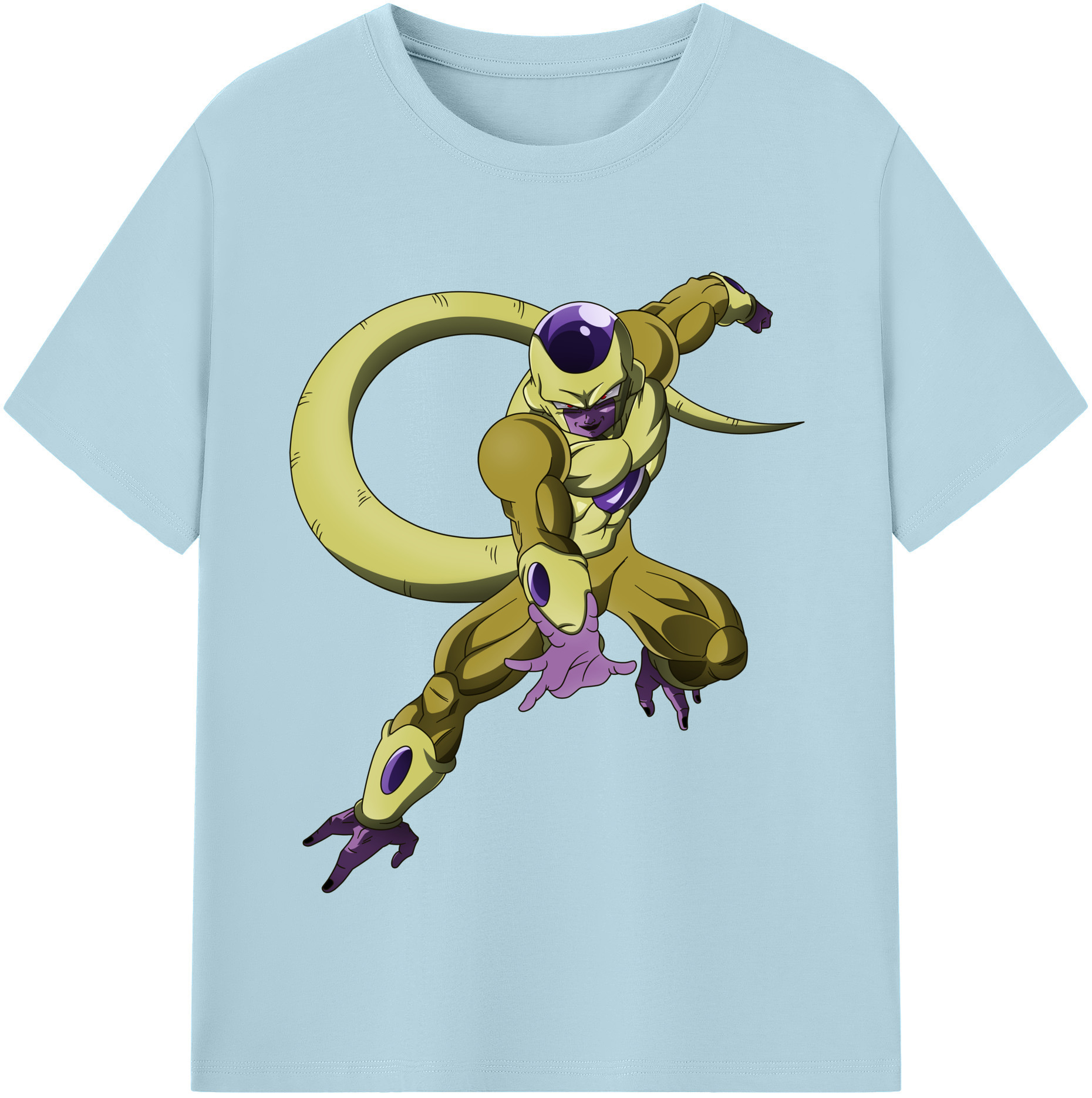 （画像用） ドラゴンボール フリーザ DRAGON BALL Frieza 綿100％半袖Tシャツ（フロントプリント）